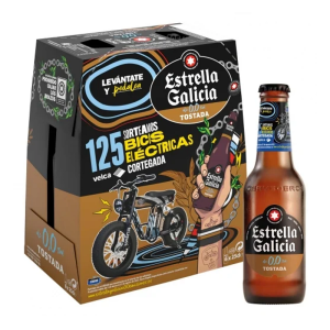 ESTRELLA GALICIA 0.0 TOSTADA 25CL. VNR