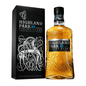 HIGHLAND PARK 10Y. VIKING SCARS 70CL.