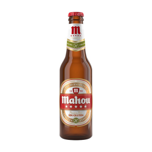 MAHOU 5 ESTRELLAS SIN GLUTEN 33CL. VNR