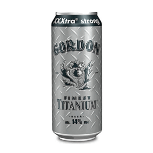 GORDON FINEST TITANIUM LATA 50CL.